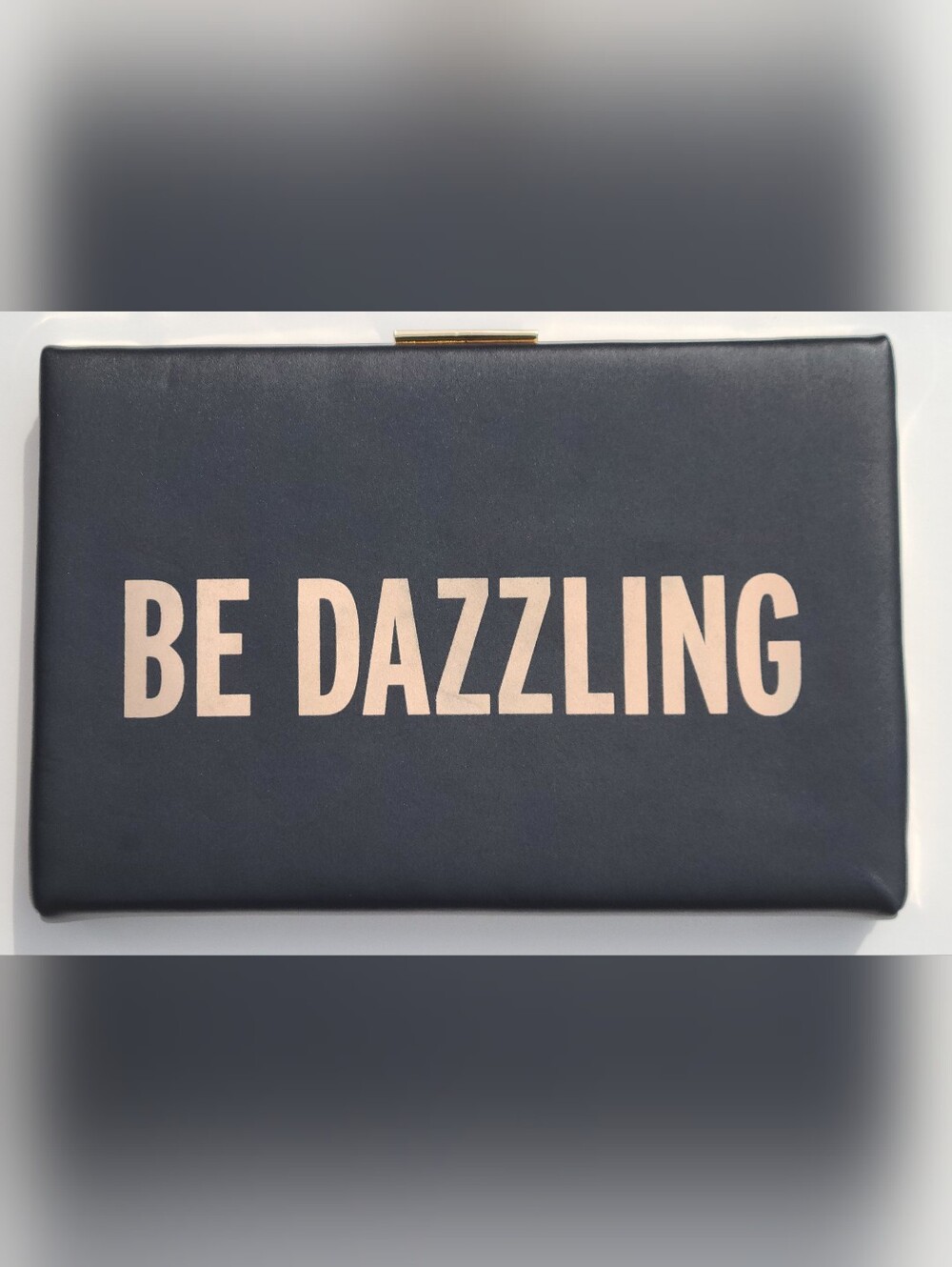 Kate Spade NY Black and Gold 'Be Dazzling' Crossbody Book Clutch NWD!